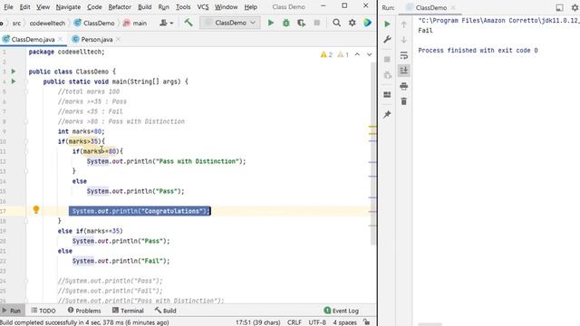 Part 7 Java Tutorial : Control Statements in Java | If else, Switch statements usage