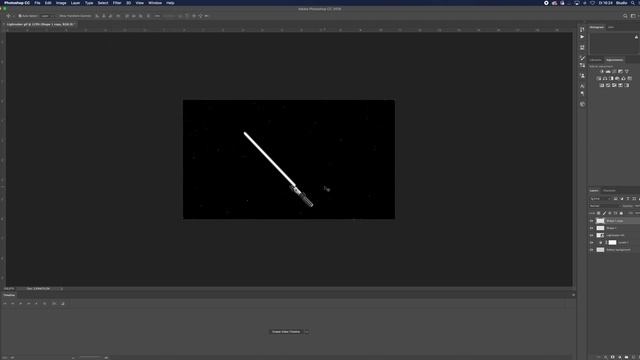 How to make a lightsaber gif in Photoshop смотреть онлайн