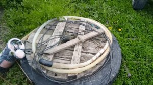 Вспашка огорода минитрактором Кубота B6000