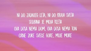 Teya Dora - Džanum (sped up) Lyrics | moje more