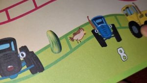David does The Blue Tractor Book!!! Давид и загадки Синего Трактора!!!