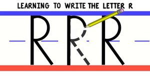 Write the Letter R