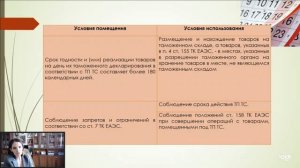 Таможенная процедура таможенного склада: понятие, условия помещения, завершение
