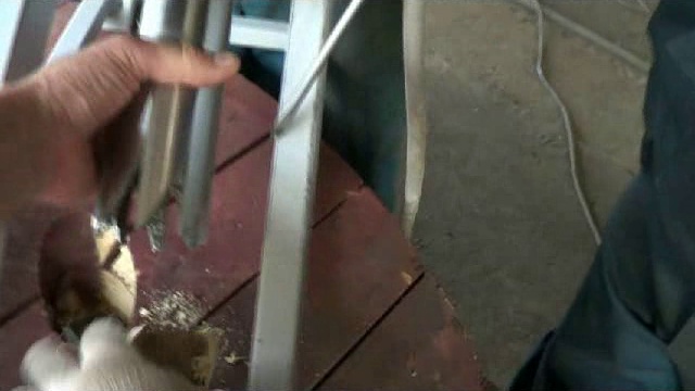 Сверление выводного отверстия