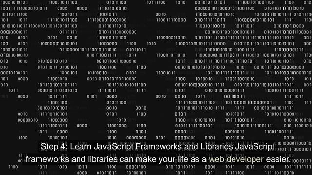 Become a web developer focus on JavaScript