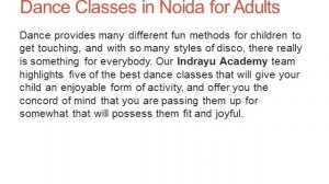 IndrayuAcademy For Best Dance Classes Academy in Noida