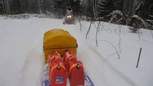 Сани для снегохода Фусо Джет