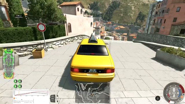 ?спуск с лестницы? тест на подвеску в deamng.drive смотреть онлайн