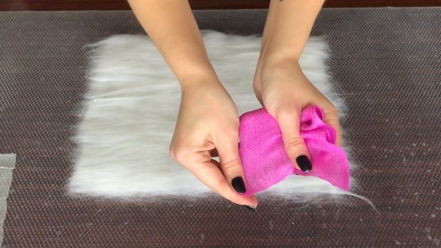 FELTING & ВАЛЯНИЕ: Курс азы в валянии. Урок 12. Объемная фактура из атласа. Нунофелтинг.