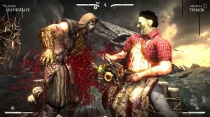 Mortal Kombat X - Leatherface Vs Tremor (Very Hard)