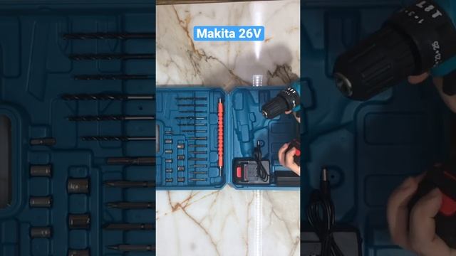 Ударный аккумуляторный шуруповёрт Makita 26V