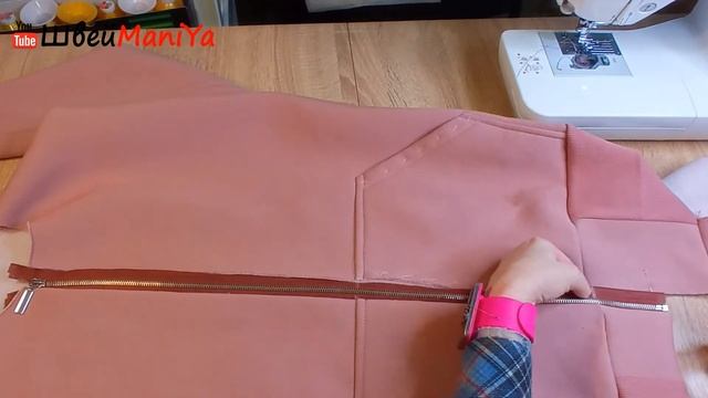 ПОШИВ ТОЛСТОВКИ (ХУДИ, СВИТШОТА). УРОК №5 ВТАЧИВАЕМ МОЛНИЮ смотреть онлайн