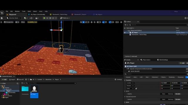 Making a TOP DOWN 2d GAME in UE 5.1 | UNREAL ENGINE 5.1 | TUTORIAL | PT 1