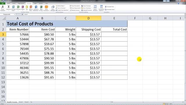 Excel Tricks - Create Custom Formulas in Excel смотреть онлайн