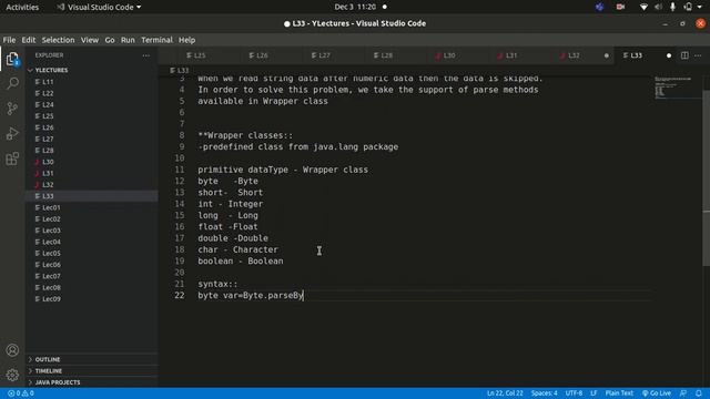 Wrapper Classes Part-1 Session-33 ||Java ||HeapCode ||Java Full Training ||Ankit Tripathi смотреть онлайн