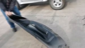 Сани волокуши от "Уникар". Пытаемся сломать волокуши!