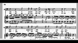 Моцарт, Весілля Фігаро, 1д. 1к. Арія Фігаро - Мальчик резвый, кудрявый - ноти