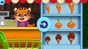 Funny Food 2! Kindergarten Games for Babies 3 year - Silhouettes Preschool Learning Games for Kids