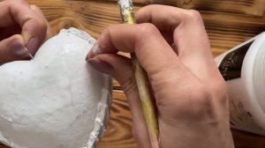 Шары на елку в форме сердца Мастер-класс. Новогодний декор