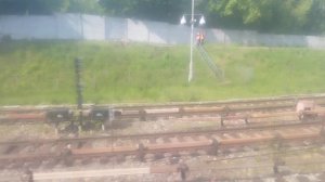 Перегон метро "Измайловская"-"Партизанская". Депо ТЧ-3 Измайлово. На поезде 81-740.4/741.4 "Русич".