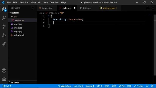How to compile sass with vscode
