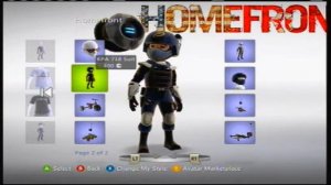 HomeFront Avatar Items Xbox 360