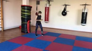 Бокс/кикбоксинг Упражнения с теннисным мячом ч3  Удары
