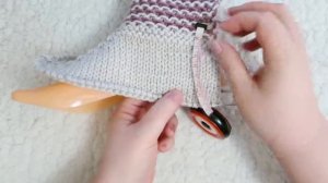 САПОЖКИ, СЛЕДКИ, НОСКИ НА 2 СПИЦАХ . Мастер класс