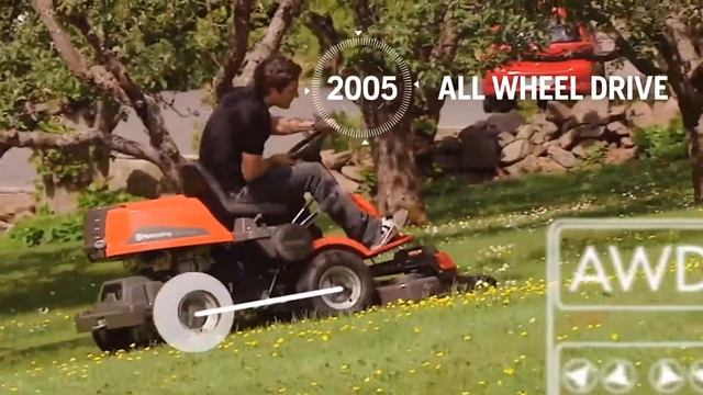 Садовые райдеры Husqvarna. Обзор. Видео. Описание.
