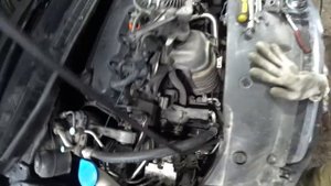 HONDA CIVIC 4D/5D | Замена приводного ремня и ролика натяжителя / Belt and roller replacement