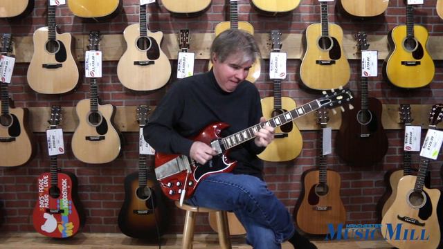 2019 Gibson Custom 1964 SG Standard Reissue w/ Maestro Vibrola VOS - Cherry Red - DEMO смотреть онлайн