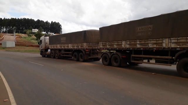 SCANIA 6X4 PRATA RODOTREM RANDON GRANELEIRO 2017/2018 9 EIXOS 25,40 METROS смотреть онлайн