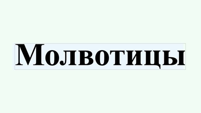 Молвотицы