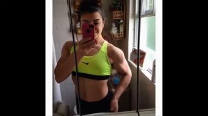 Most muscular 16 years old girl Tessa Barresi with 14" biceps - New Talents of Female Bodybuilding