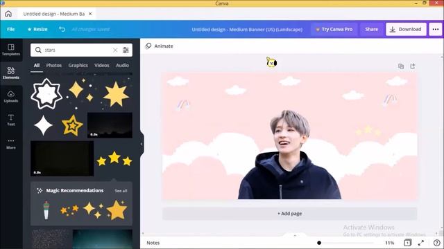 Making A Fan Banner for A KPop Concert By Using Canva | A Tutorial Video смотреть онлайн