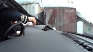 Дорогой тюнинг Весты. Кожаная обшивка передних стоек.