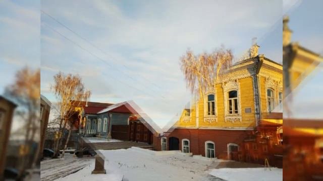 Один из ноябрьских деньков в посёлке Большеречье.