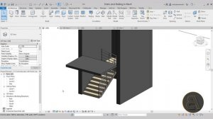 Stairs and Railing in Revit Course