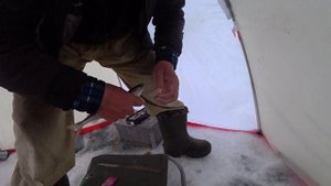 Рыбалка на хариуса на Байкале 28 марта 2023