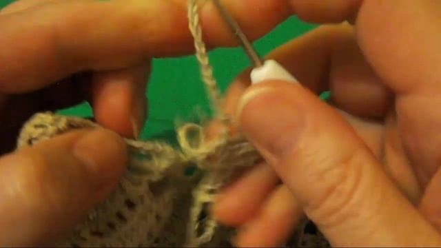 ПРЯМОУГОЛЬНАЯ САЛФЕТКА В ТЕХНИКЕ БРЮГГЕ. ЧАСТЬ 3 смотреть онлайн