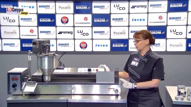 Пончиковый автомат ПРФ 11 900 Automatic donut fryer PRF 11 900 1 смотреть онлайн
