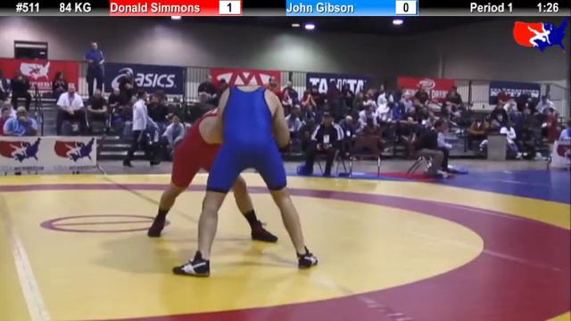 2011 U.S. Open SAT GR 84 KG: Donald Simmons vs. John Gibson Champ. Round 2 смотреть онлайн