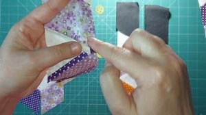 Пэчворк для начинающих. 3D блок "куб" быстрым способом. Расчет размеров и варианты раскладки.