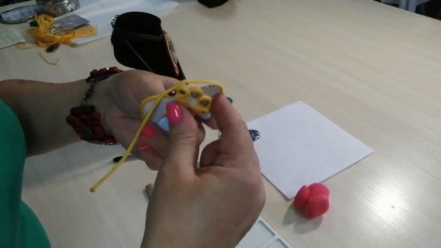 Мастер-класс Оксаны Турапиной. Украшения из сутажной вышивки и натурального камня.