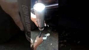 Как легко заделать дырку на машине!!!Часть 1))