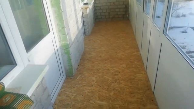 Ремонт квартиры, балкон, день 2,3