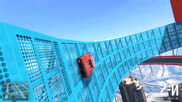 МОЙ ПЕРВЫЙ АВТОПАРКУР С ЭЛЕМЕНТАМИ СКИЛЛТЕСТА В GTA 5 ONLINE смотреть онлайн