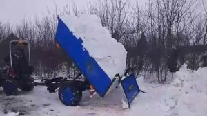 МТЗ 132 с прицепом