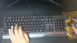 RGB подсветка игрового набора MSI VIGOR GK30 Bundle