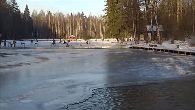 Участки открытой воды на Спорт-зоне. Клёвое место, Лосиный остров. смотреть онлайн